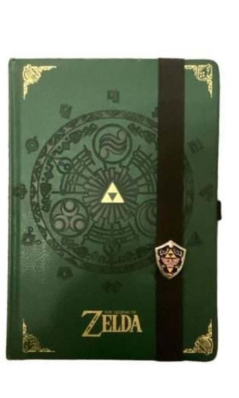 The Legend Of Zelda Green Medallion A5 Notebook Nintendo